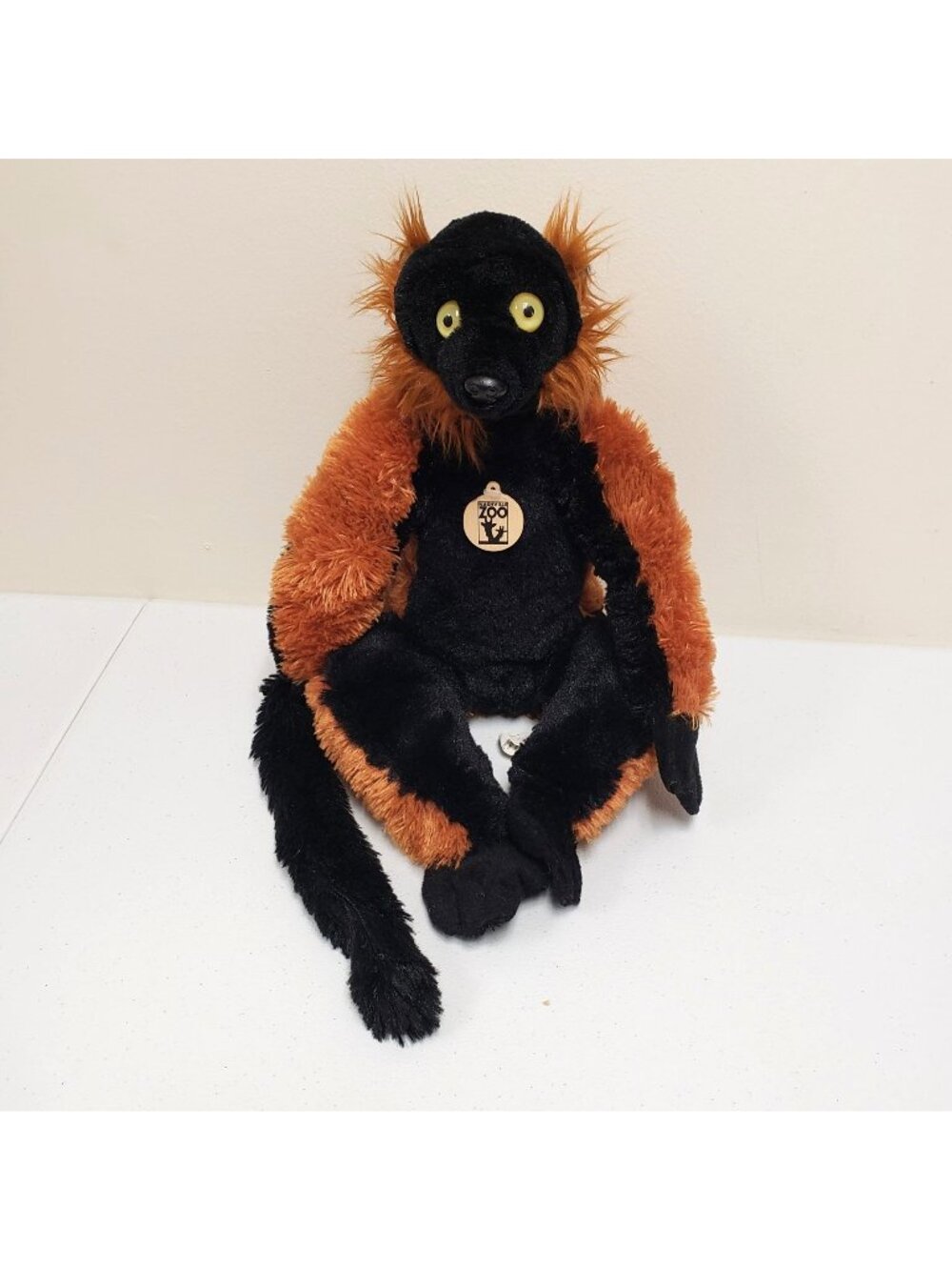 Wild Republic 12" Red Ruffed Lemur Nashville Zoo Stuffed Animal Plush